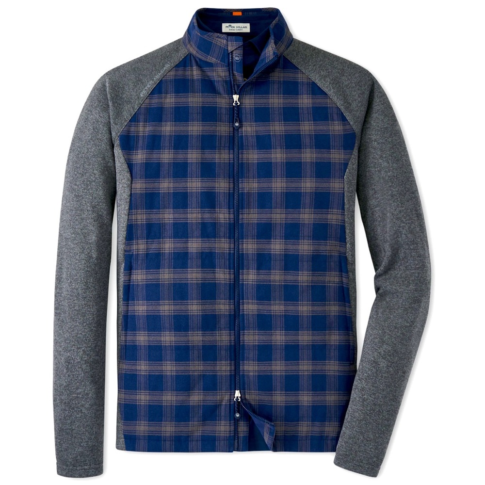 Peter Millar Crown Merge Elite Flannel Hybrid Full Zip Golf Jacket XL NWT
